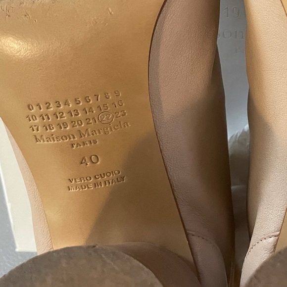 ICONIC Maison Margiela Tabi Vintage Leather boot  Size 40 Color- Bisnchetto - Picture 7 of 14